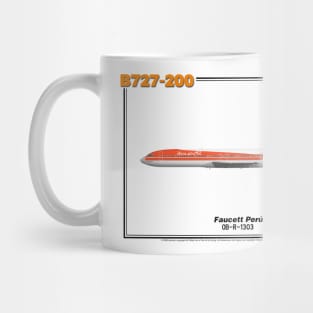 Boeing B727-200 - Faucett Perú (Art Print) Mug